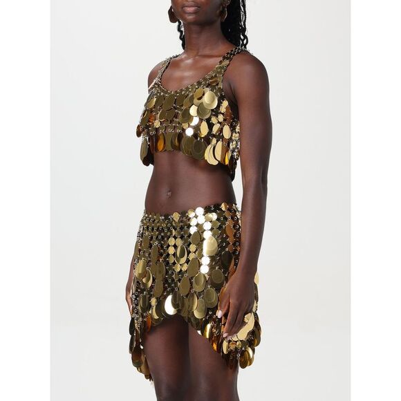 Rabanne Top Woman Yellow - Picture 4 of 4